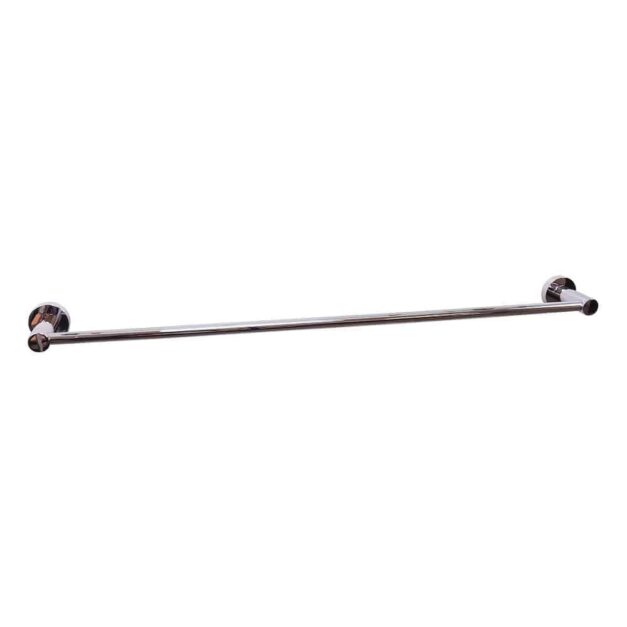 WillieJan Handdoekrek enkel 8201 – 1 Stang – 60 cm – Verchroomd RVS Handdoek houders WillieJan