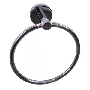 Handdoekring verchroomd Messing