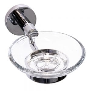 Zeepbakje verchroomd messing