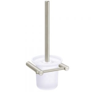 Toiletborstel met houder mat RVS HI-2594B