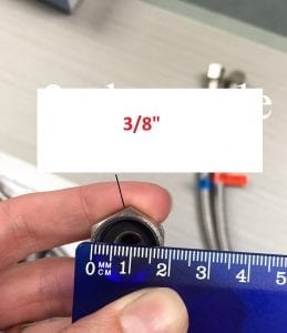 aansluitmaat 3/8"