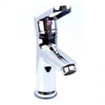 WillieJan Wastafel Kraan 81011 - Mengkraan - Verchroomd Messing - Met Toevoerslangen 3/8 Inch Aansluiting