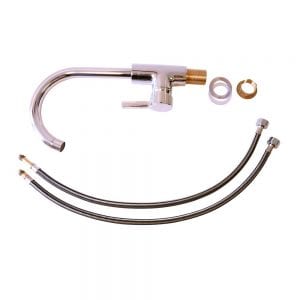 Keuken meng kraan met zwanenhals