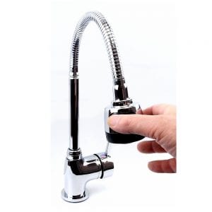 Eenhandel keuken meng kraan buigbaar met verstelbare straal