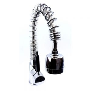 Eenhandel keuken meng kraan uittrekbaar met verstelbare straal