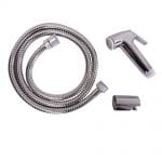 WillieJan Toiletdouche Set A301 - Verchroomd ABS - Compact - Set; Bidet Sprayer, Slang en Ophangbeugeltje