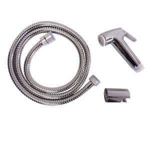 Knijp handdouche toilet complete set A301