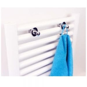 WillieJan Radiator handdoekenhaak 901W - Chroom - set 2 stuks - Radiatorbevestiging - Zonder boren