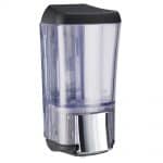 Marplast zeepdispenser A76424NE - Professionele kwaliteit - Zwart met Transparant - 170 ml - Geschikt voor openbare ruimten