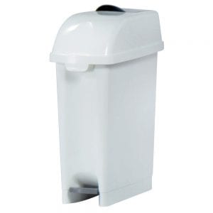 72911000 Marplast afvalbak dameshygiëne - wit - inhoud 17 liter
