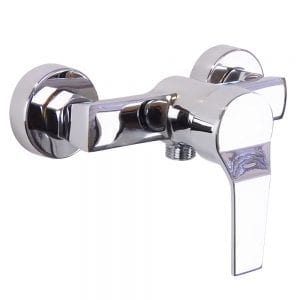 WillieJan Eenhandel Douche Meng Kraan 85305 - Uitsluitend Douche Uitloop -Hartafstand 15 cm - Messing
