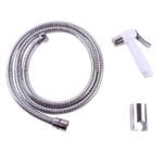 WillieJan Knijp handdouche Set HD036 - ABS - Wit met Chroom - Sprayer, Slang en Ophangbeugeltje