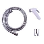 WillieJan Knijp handdouche Set HD043 - ABS - Wit - Sprayer, Slang en Ophangbeugeltje