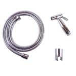 WillieJan Knijp handdouche Set 2025 – Verchroomd RVS - Sprayer, Slang en Ophangbeugeltje