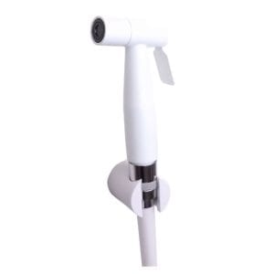 WillieJan Knijp handdouche Set 2026 – RVS - Wit - Sprayer, Slang en Ophangbeugeltje