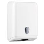 Marplast papieren handdoekjes dispenser A59211 - wit - capaciteit - 600 vel - voor C, Z en interfolded gevouwen handdoekjes