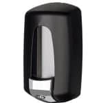 WillieJan zeepdispenser 70601ZW - Professionele kwaliteit - Mat zwart met Transparant - 900 ml - Geschikt voor openbare ruimten