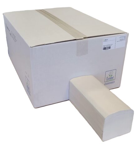 WillieJan Papieren handdoekjes Z-vouw A5DS – 2 laags  Premium Cellulose  – doos 20 x 160 stuks