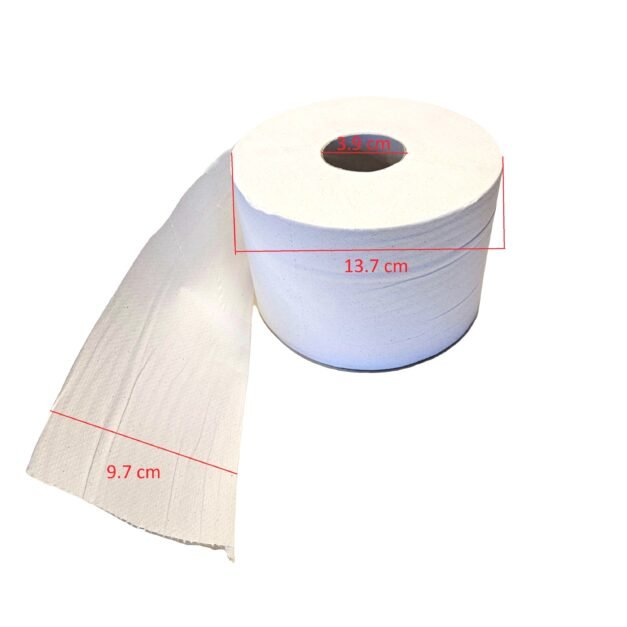 WillieJan startset Duo toiletrolhouder Zwart – Toiletrolhouder + 6 x  100 meter toiletpapier Toiletrolhouders WillieJan