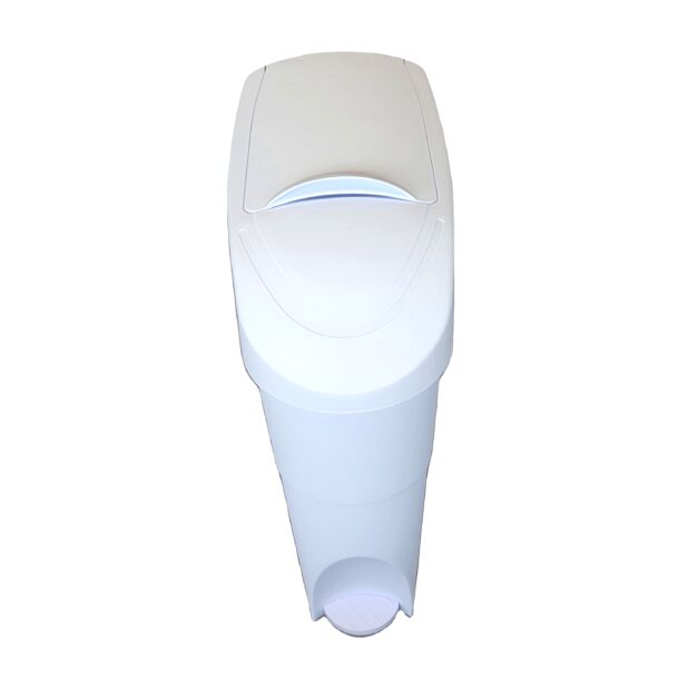 WillieJan Afvalbak Damesverband en Tampons – dameshygiëne – wit – inhoud 15 liter Afvalbakken voor Damesverband WillieJan